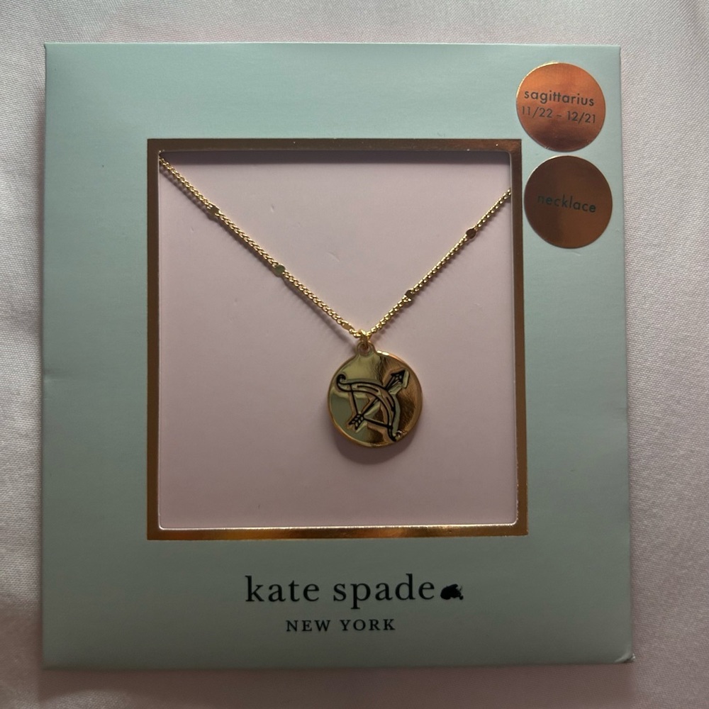 Kate Spade Sagittarius necklace